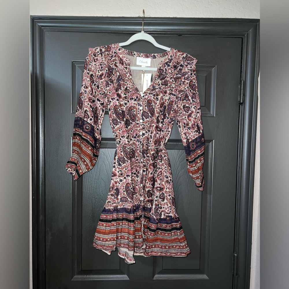 Cleobella Printed Mini Dress